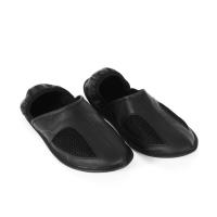 100% Leather Hajj Umrah Tawaf Booties black
