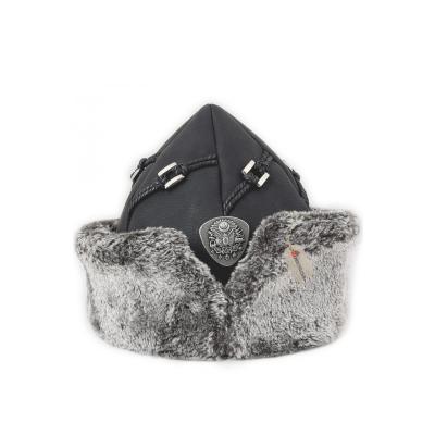 BÖRK, KALPAK, Geleneksel Kayı Alp Şapkası, Siyah - 2000