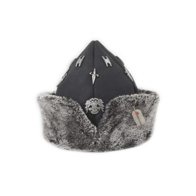BÖRK, KALPAK, Geleneksel Kayı Alp Şapkası, Siyah - 2015