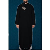Erkek Fistan, Cellabiye, Namaz, Hac ve Umre Kıyafeti - SİYAH