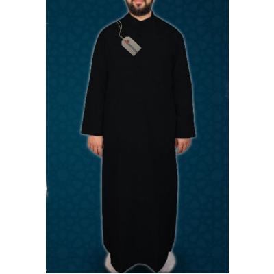 Erkek Fistan, Cellabiye, Namaz, Hac ve Umre Kıyafeti - SİYAH