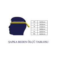 Namaz Takkesi Topbaş Hafız Işlemeli Takke - Beyaz