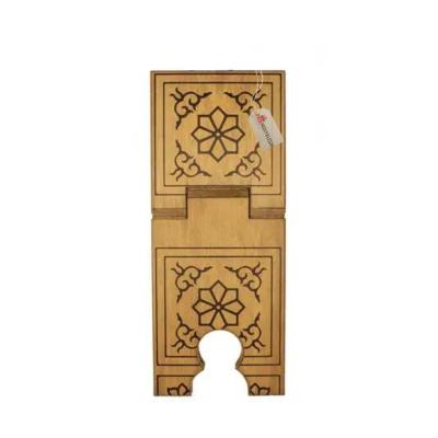 Rahle, MDF Ahşap Yakma Rahle, Okuma Sehpası - 50 cm