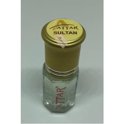 SULTAN - Attar Altın Serisi, Alkolsüz Esans, 3 ml, - 1 Kutu (12 Adet)