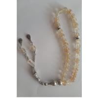 Citrine, Natural Stone Prayer Beads, 33 pieces, 8 mm.