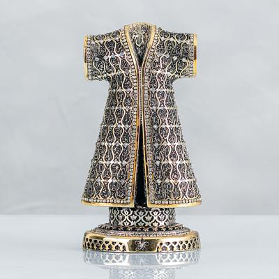 Kaftan Esmaül Hüsna İşlemeli - Altın Renk - Ebat : 8 x 18 cm.