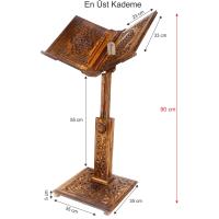 Wooden Height Adjustable Elevator Bed, Motif Embroidered (Height Min: 65-Max: 90 cm.)
