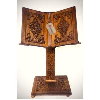 Wooden Height Adjustable Elevator Bed, Motif Embroidered (Height Min: 65-Max: 90 cm.)