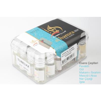 Al-Hamra Turkuaz Serisi Esans, 3 ml, Dağıtmalık, 24'lü Paket - 1 PAKET